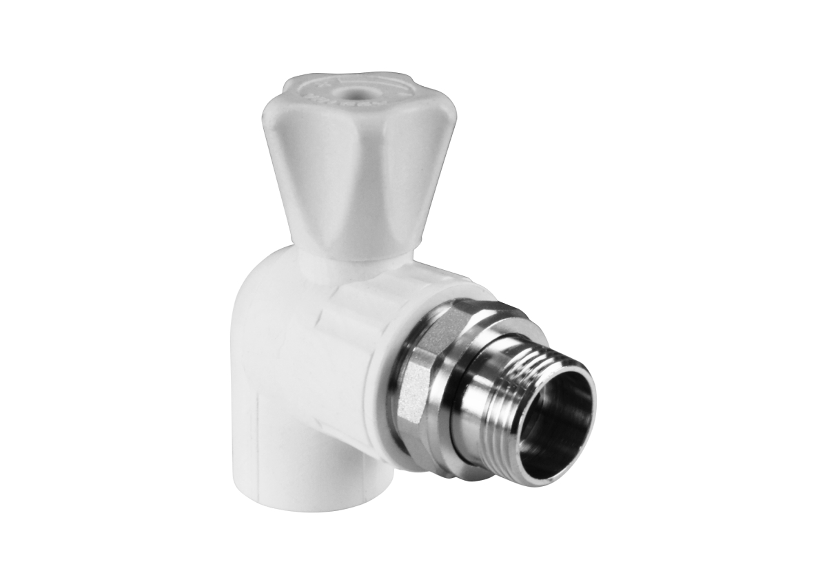 Кран пп рад 20*1/2 угловой Valfex