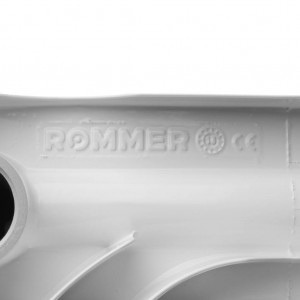 Радиатор алюминиевый ROMMER Optima 500/80 10 секций RAL9016 1330 Вт